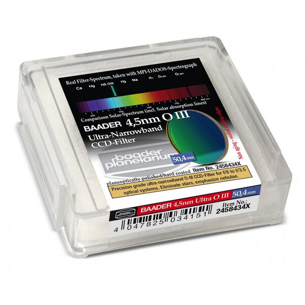 Baader Filtro Ultra-Narrowband 4.5nm OIII 50.4mm