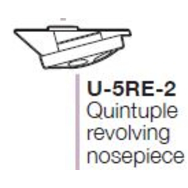 Evident Olympus Revolver de objetivos U-5RE-2 5x