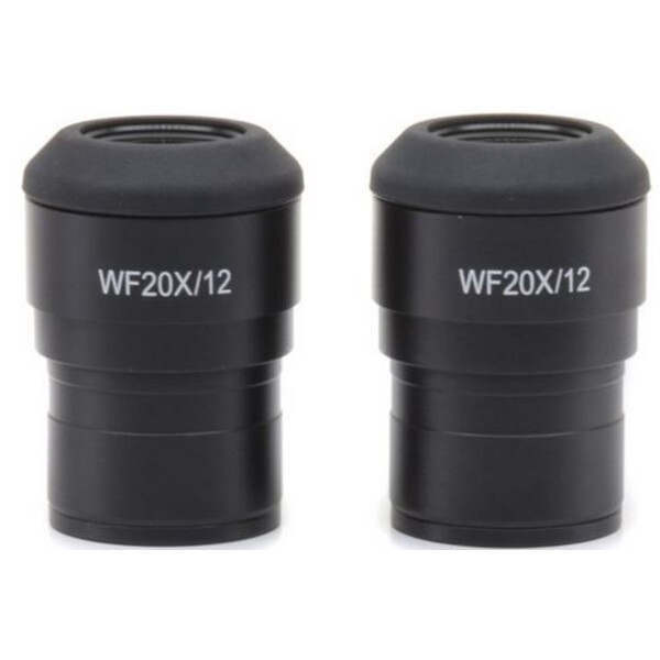 Optika Oculares ST-303, WF20x/12 (par), compensação de dioptrias, Viseiras para oculares