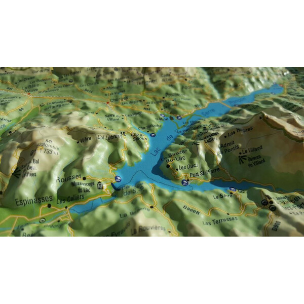 3Dmap Mapa regional Le Massif des Ecrins