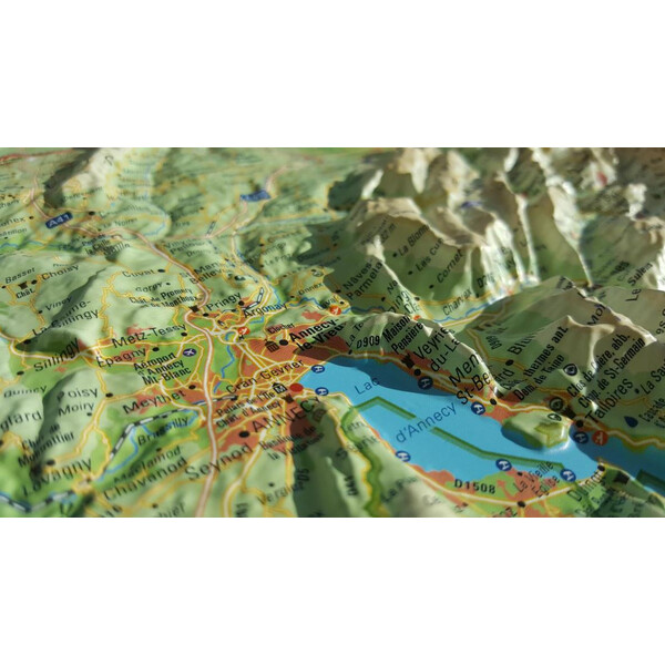 3Dmap Mapa regional La Haute Savoie