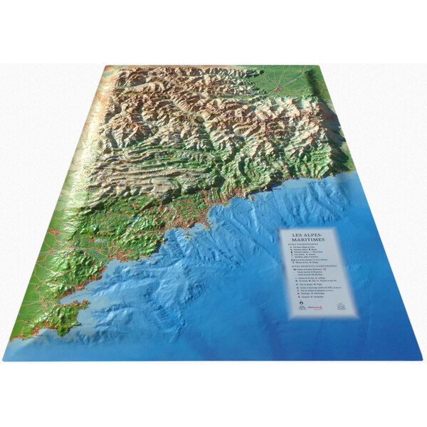 3Dmap Mapa regional Les Alpes Maritimes