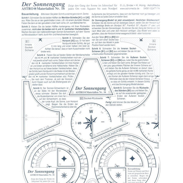 AstroMedia Kit sortimento Der Sonnengang