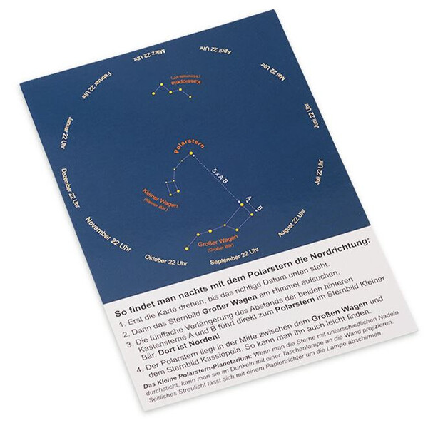 AstroMedia Polarsternfinder Postkarte