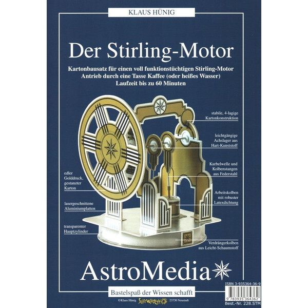 AstroMedia Kit sortimento Der Stirling-Motor