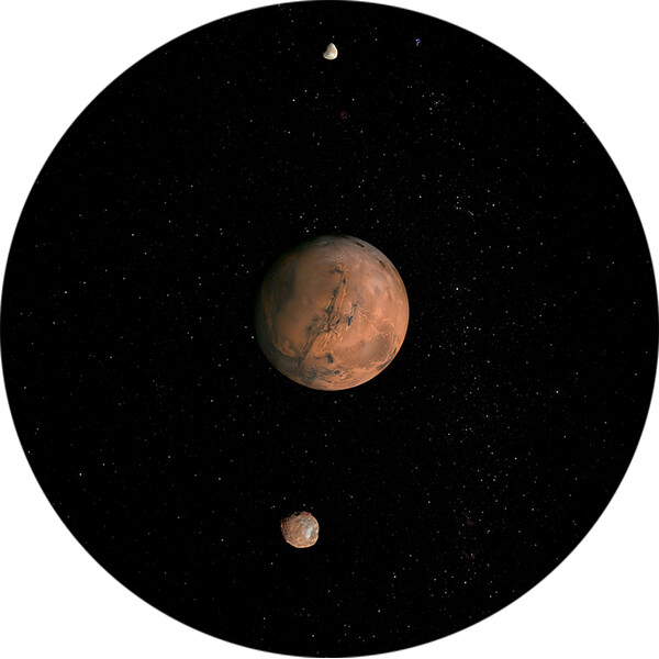 Redmark Disco para Planetário Bresser e NG - Sistema Marte