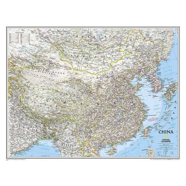 National Geographic Mapa da China
