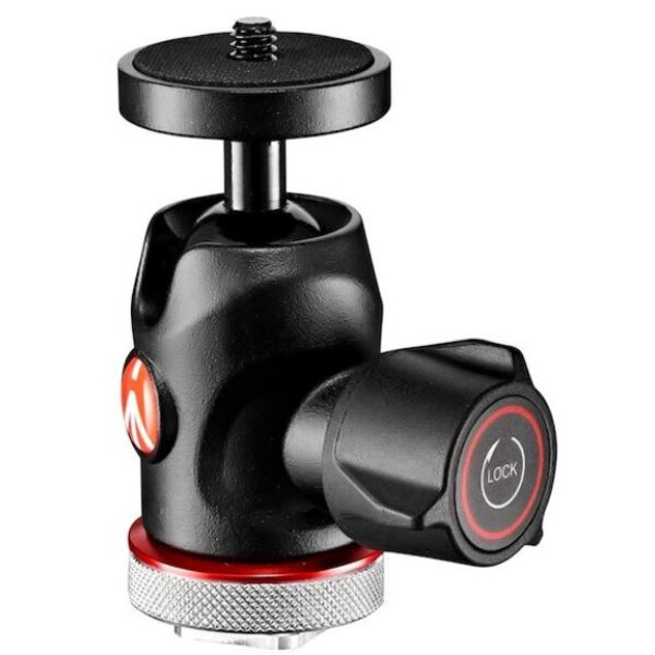 Manfrotto Cabeça esférica para tripé MH492LCD-BH Micro com sapata