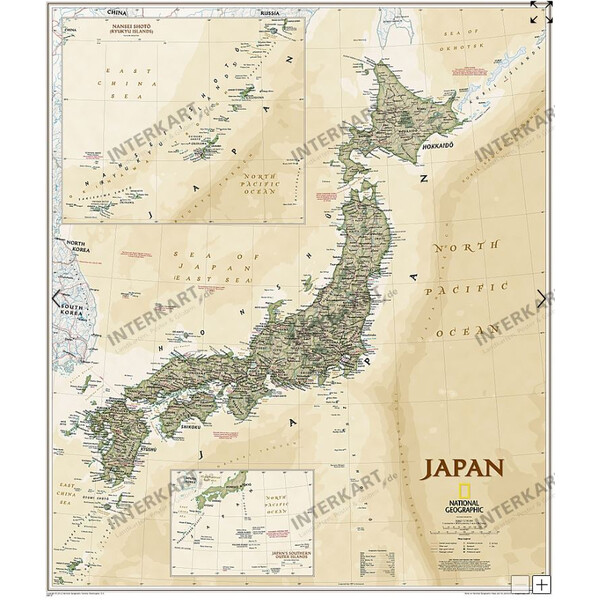 National Geographic Mapa Japão