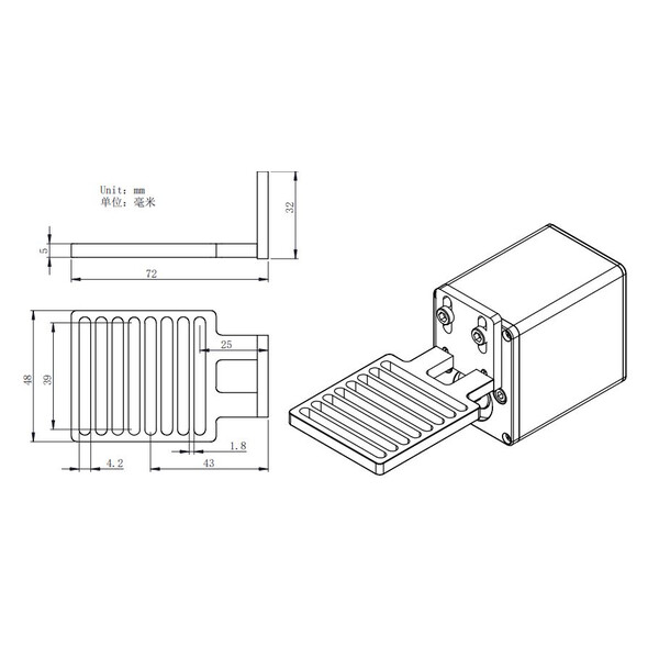 ZWO Adaptador para motor de focagem no Takahashi