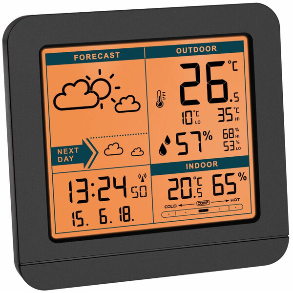 TFA Estação meteorológica Weather station Sky black