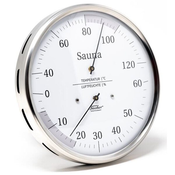 Fischer Estação meteorológica Termohigrómetro para sauna 130 mm