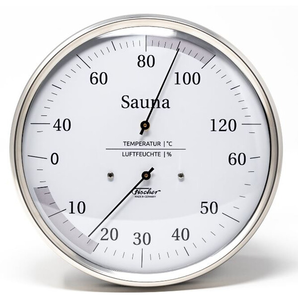 Fischer Estação meteorológica Sauna-Thermohygrometer 130 mm