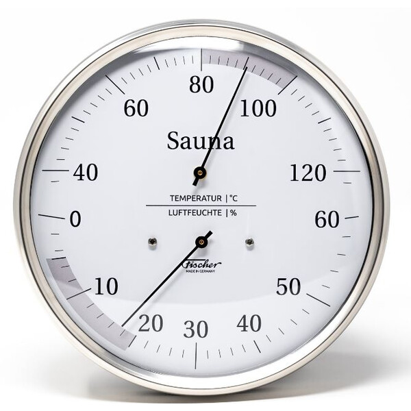 Fischer Estação meteorológica Termohigrómetro para sauna 130 mm