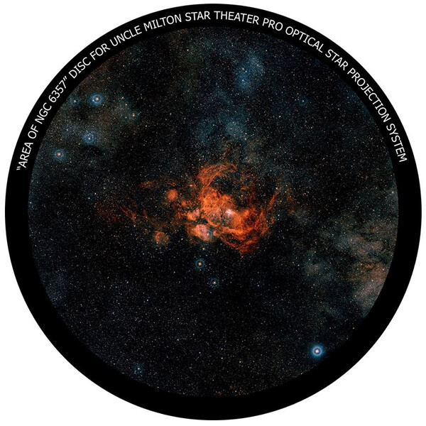 Omegon Dia für das Star Theater Pro mit Motiv NGC 6357