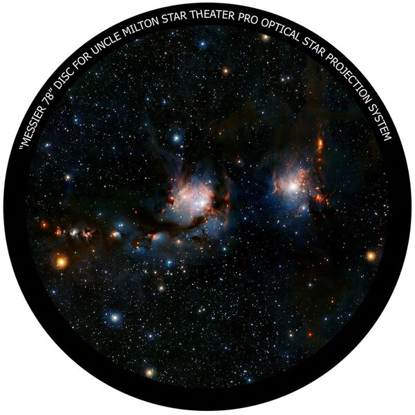 Omegon Diapositivo para o Star Theater Pro com motivo Messier 78