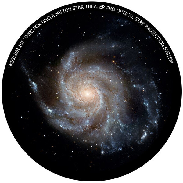 Omegon Diapositivo para o Star Theater Pro com motivo Messier 101