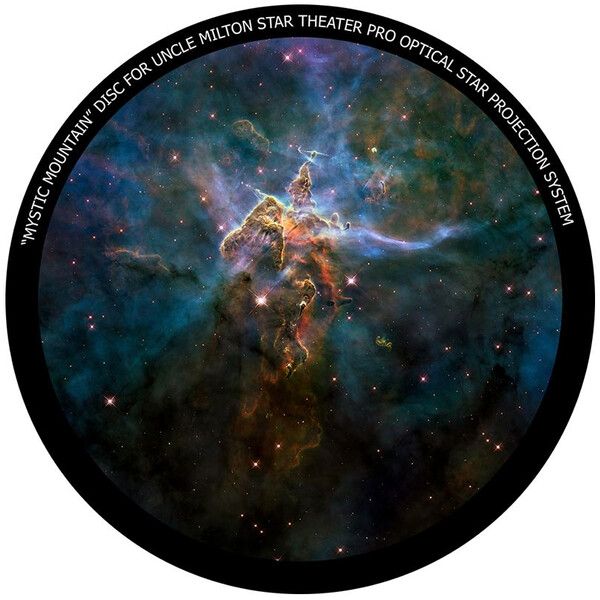 Omegon Diapositivo para o Star Theater Pro com motivo Mystic Mountain