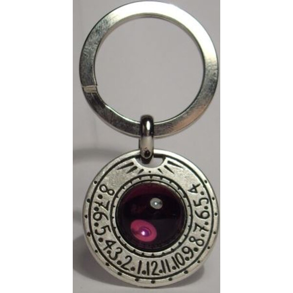 Ragalaxys Porta-chaves Saturn Sundial Ametista