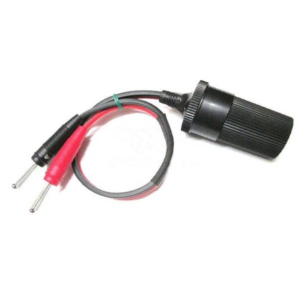 TS Optics Cabo adaptador de 12 V da ficha banana para a tomada de isqueiro