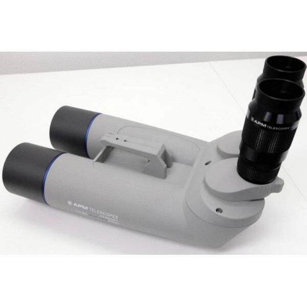 APM Binóculos 70 mm 90° não ED 1.25" com Oculares 1.25" UF de 24 mm e estojo