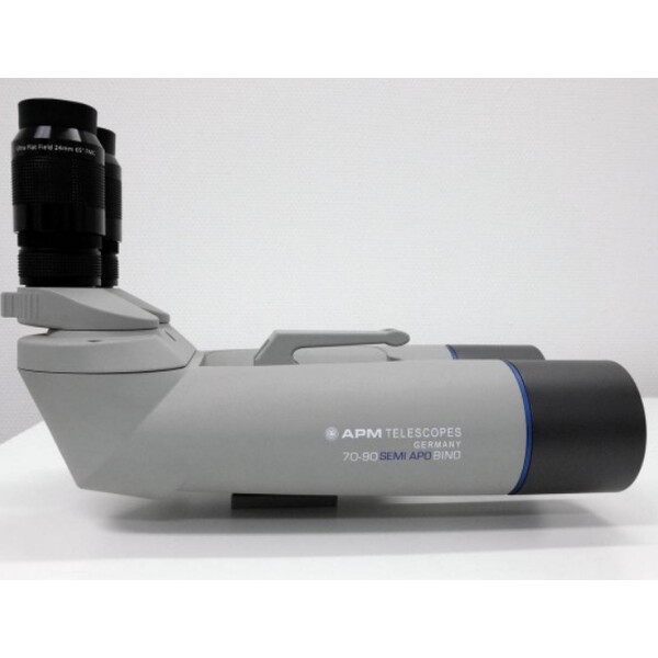 APM Binóculos 70 mm 90° não ED 1.25" com Oculares 1.25" UF de 24 mm e estojo
