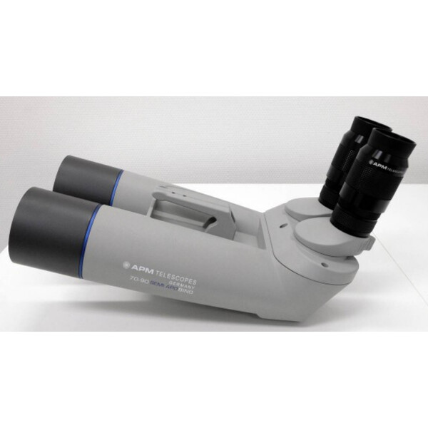 APM Binóculos 70 mm 90° não ED 1.25" com Oculares 1.25" UF de 24 mm e estojo