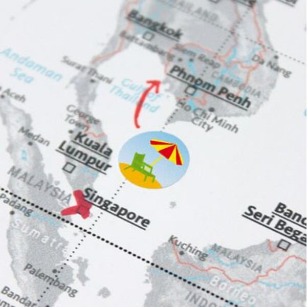 Marmota Maps Autocolantes para Mapas mundiais