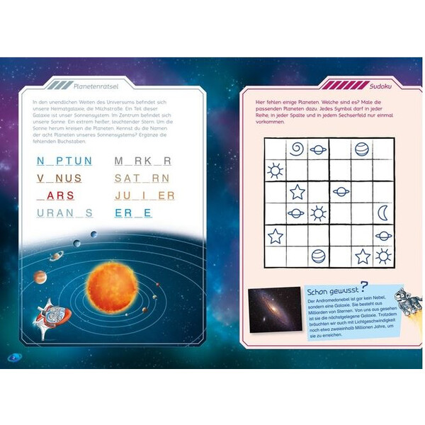 Tessloff-Verlag O pequeno Major Tom. Planetas divertidos com puzzles