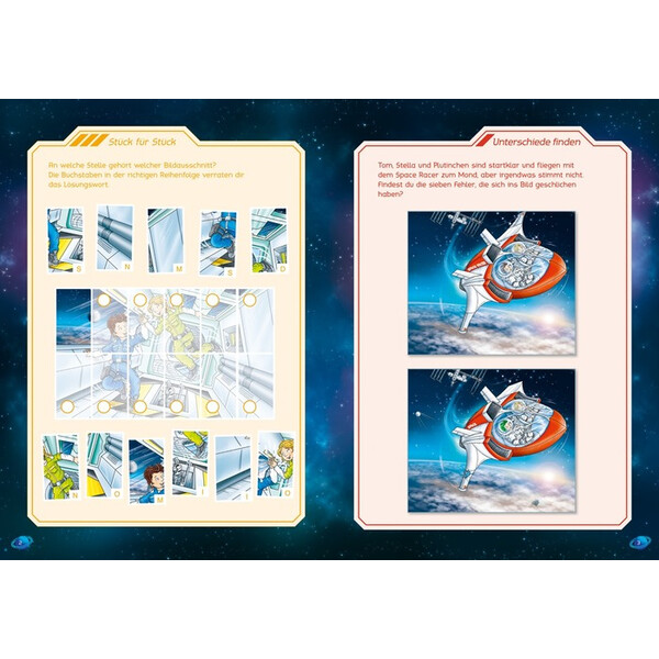 Tessloff-Verlag O pequeno Major Tom. Diversão com puzzles lunares