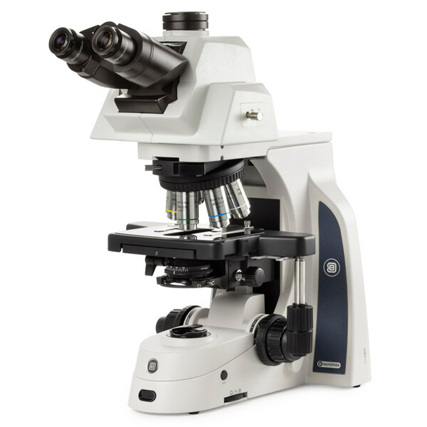 Euromex Microscópio DX.1158-APLi, trino, plano, apo, 40x-1000x, cabeça ergo, AL, LED-3W