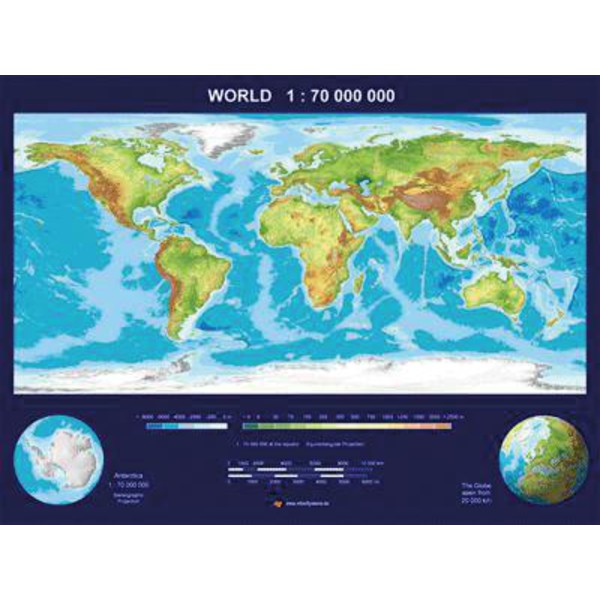 MBM Systems Legítimo mapa 3D do mundo