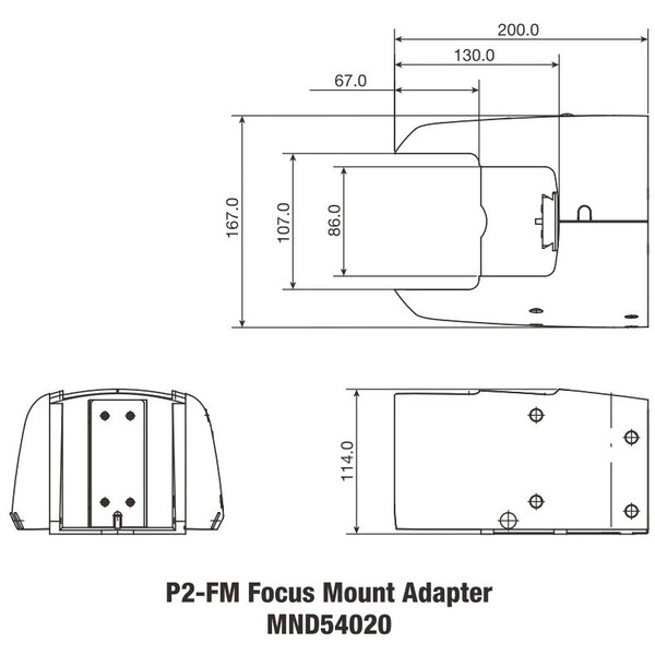 Nikon Adaptadores para montagem de focagem P2-FM