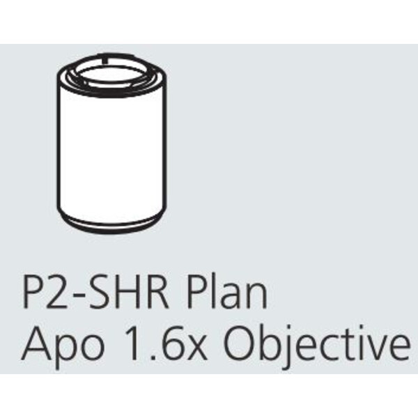 Nikon objetivo P2-SHR Plan Apo 1,6 x N.A. 0.24