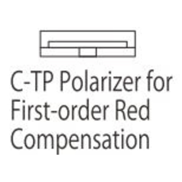 Nikon Polarizador C-TP para compensação de vermelho de primeira ordem