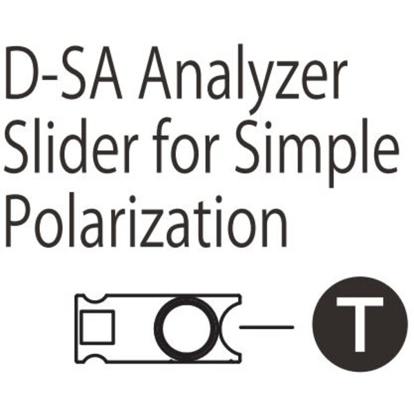 Nikon Controlo deslizante do analisador D-SA para polarização simples