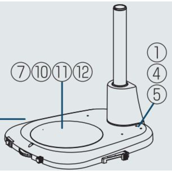 Nikon Microscópio estéreo zoom SMZ460, bino, 0.7x-3x, 45°, FN21, W.D.100mm, Durchlicht, LED