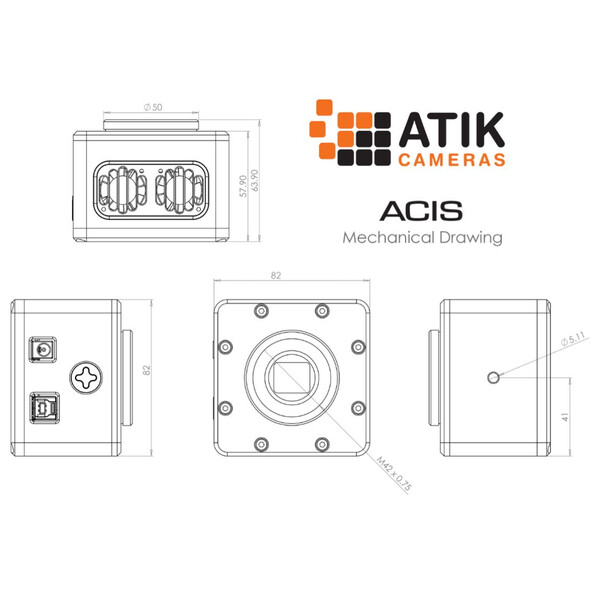 Atik Câmera ACIS 2.4 Color