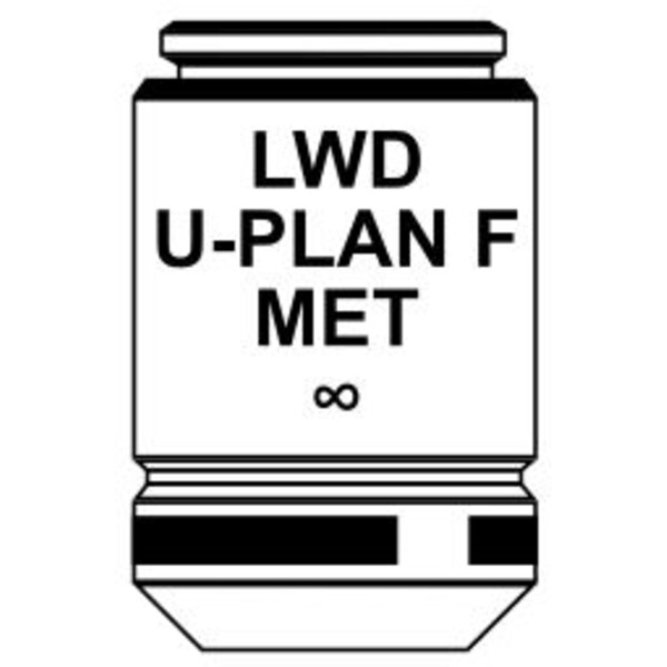 Optika objetivo IOS LWD U-PLAN F MET objective 100x/0.90, M-1175