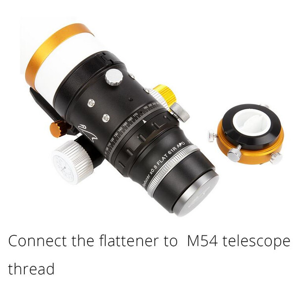 William Optics Flattener ajustável Reducer Flat61R para ZenithStar 61