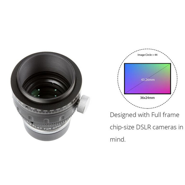 William Optics Flattener ajustável Reducer Flat73R para ZenithStar 73