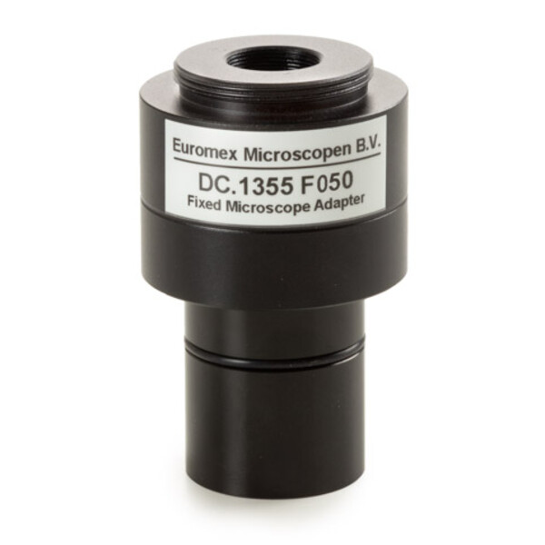 Euromex Adaptador de câmera DC.1355, C-Mount 0,5x, Ø23 mm, curto, 1/2 polegada