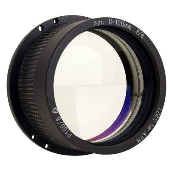APM Lente triplet AP 100/800 ED na montagem