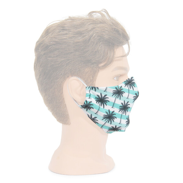 Masketo Máscar facial com a impressão de palmeiras - 5 peças