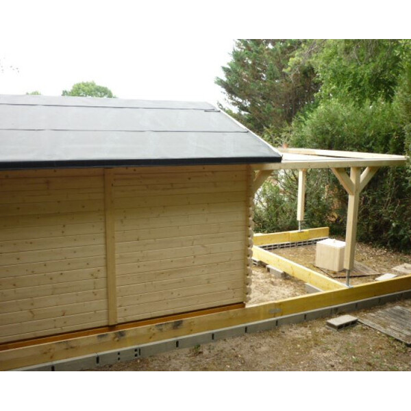 Dome Parts Observatórios de teto retrátil GreenLine Mega com proteção de madeira