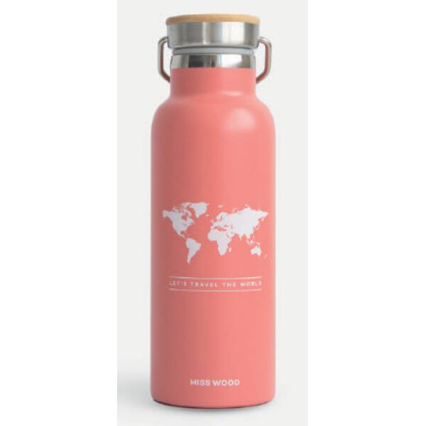 Miss Wood Bottle Pink