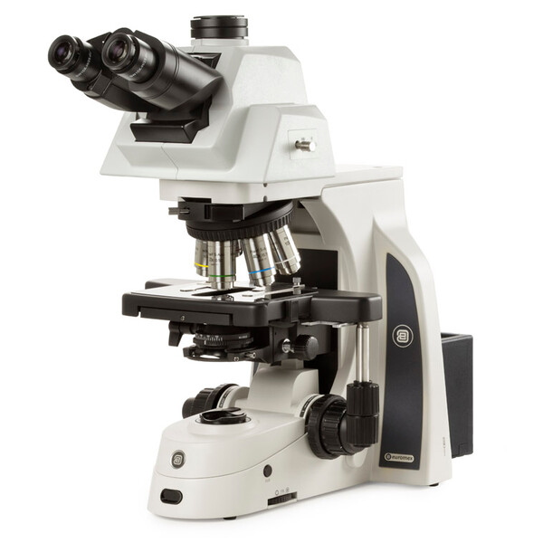 Euromex Microscópio Delphi-X, DX.2158-APLi, trino, 40x - 1000x, Plano acromático, com cabeça ergonómica e iluminador de halogéneo de 100W. cabeça e Iluminação de halogéneo de 100W