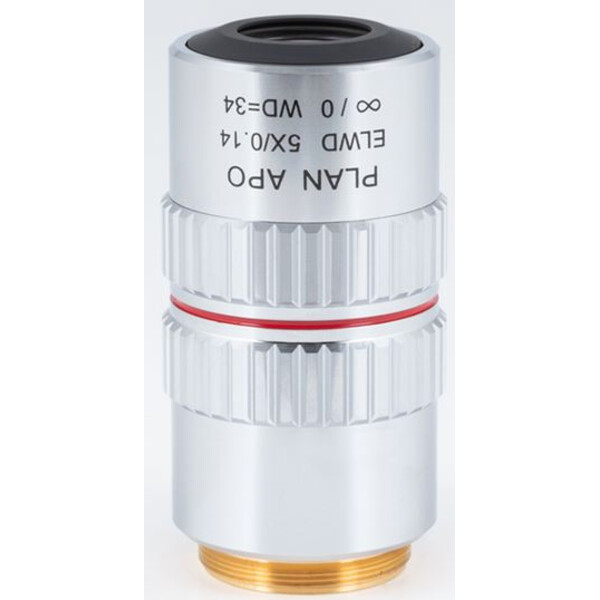 Motic objetivo Plan apochromat. objective ELWD 5X/0.140 (wd 34mm)