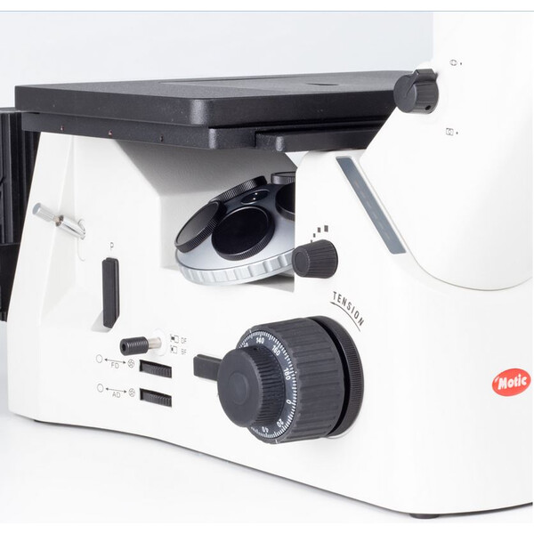 Motic Microscópio invertido AE2000 MET trino, infinito, Hal. 100W, (sem Lentes)