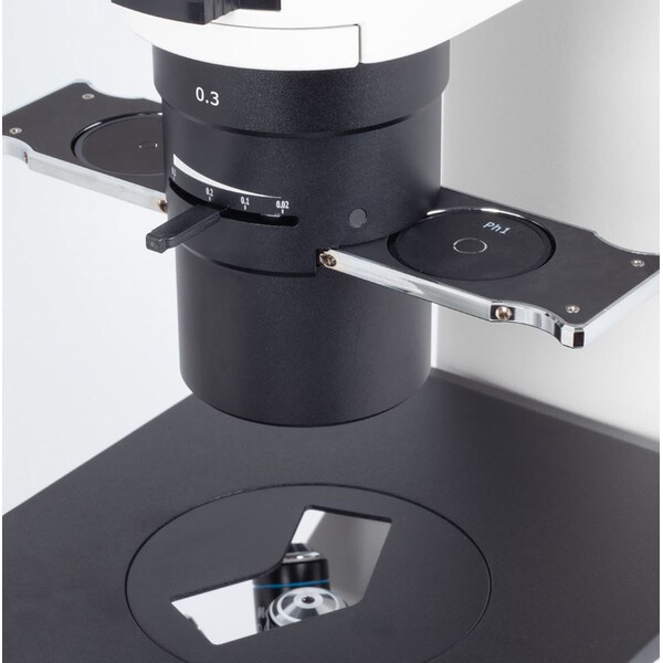 Motic Microscópio invertido AE2000 bino, infinity 40x-200x, phase, Hal, 30W